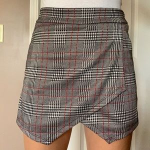 Plaid Skort